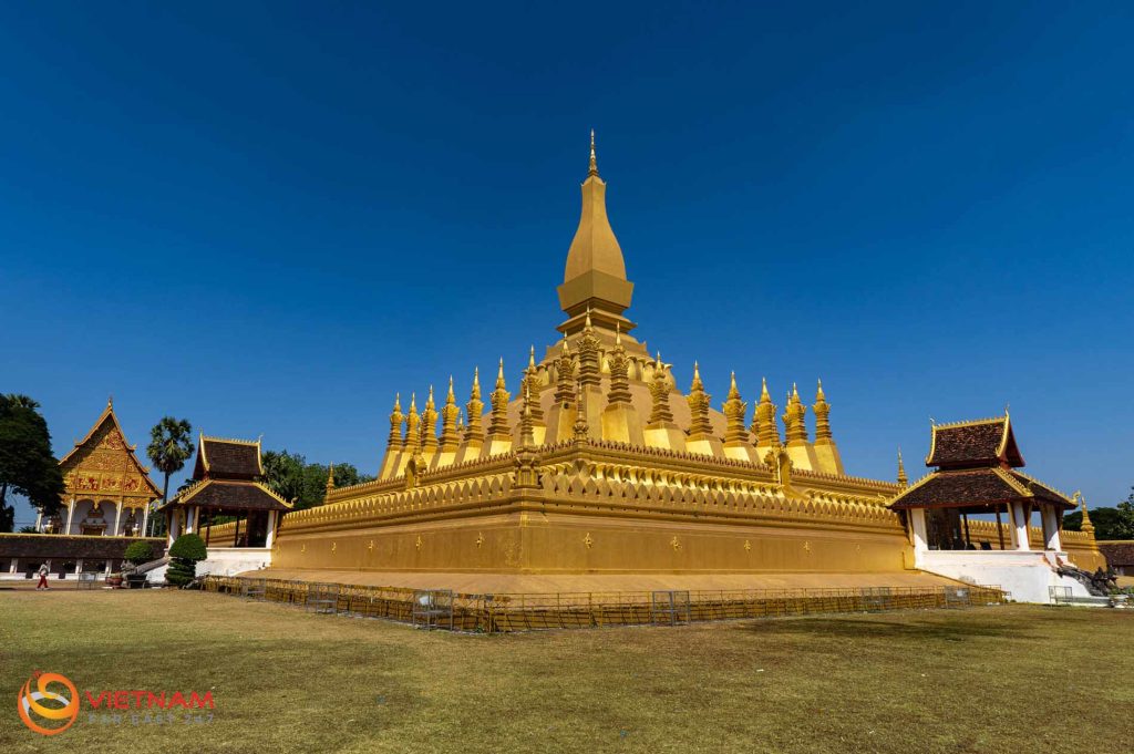 המקדש הגדול ביותר בויינטיאן Pha That Luang